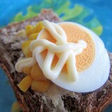 マーブルチョコ卵とうもろこしパン